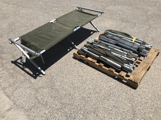 (5)pc Military Folding Cots