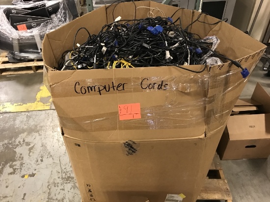 College Surplus Electronics - Box of Cables ETC.