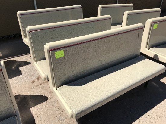 (3)pc - Restaurant 60" Booth Benches - B