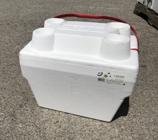 (5)Boxes - UNUSED 24pc Foam Party Coolers