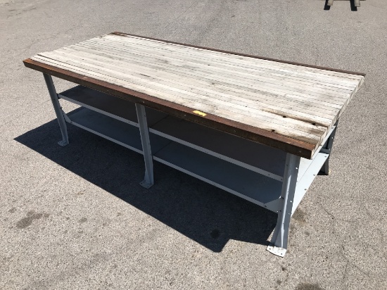 Surplus Shop / Welding Table - 8' x 40" x 33"