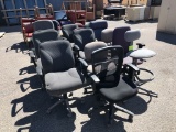 School Surplus - Row of Office Chairs