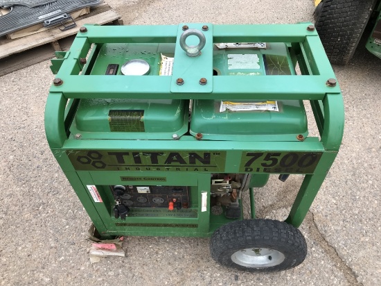 Titan 7500 Watt Diesel Generator
