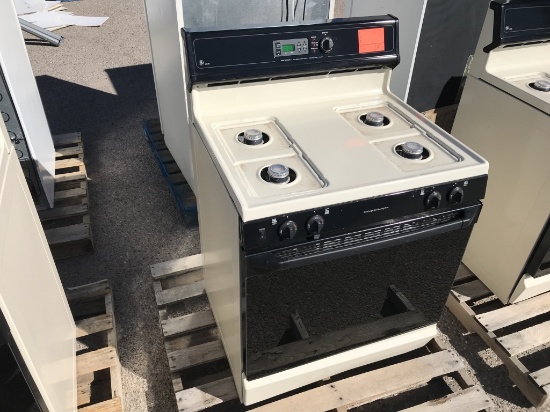 School Surplus Appliance - GE Gas Range/ Oven -F