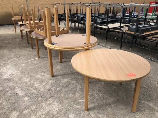 School Surplus Furniture - Aprx (11)pcs Rnd Tables