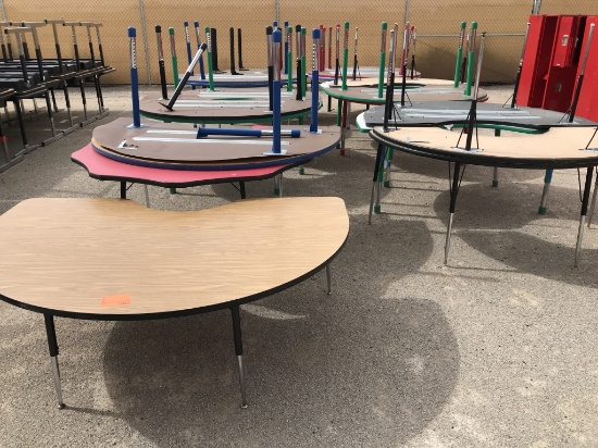 School Surplus Furniture - Aprx (23)pcs Rnd Tables