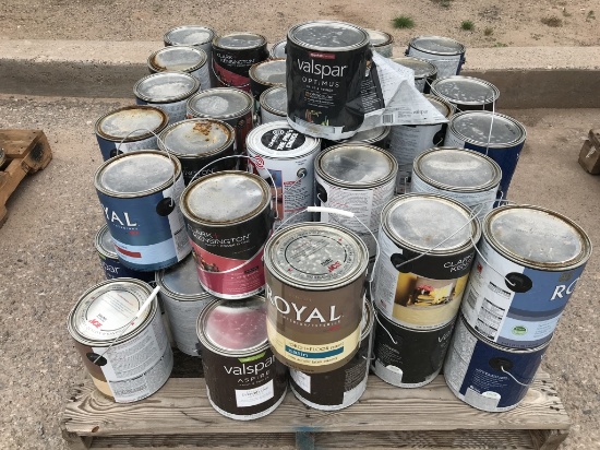 Aprx (50)GAL ACE Hardware Assorted Paints
