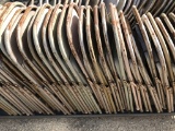 Aprx (35) Folding Steel Chairs w/ Cart