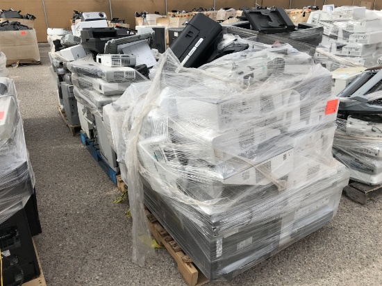 School Surplus -(3) Pallets Projectors,Printers -F
