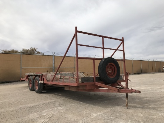 Homemade 20FT Car Hauler Steel Trailer
