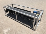 UNUSED Hydraulic Skid-Steer 6FT Rotary Tiller