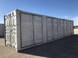 2022 40' Shipping Container w/Double Side Doors