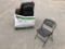 UNUSED - (7)pcs Folding Plastic Mesh Chairs
