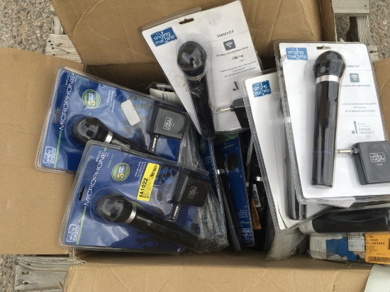 Dozens of Wireless Microphones