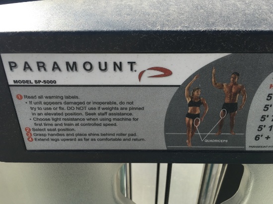 Tigua Fitness Surplus -Paramount Leg Extension