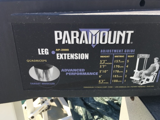 Tigua Fitness Surplus -Paramount Leg Extension