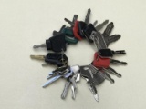 (24)pcs - Various Heavy Equipment Keys