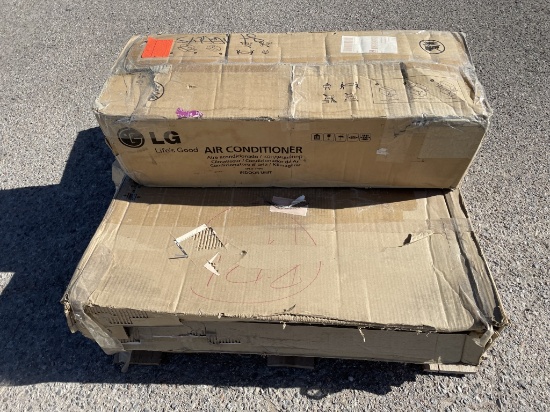 (3)pcs - Air Conditioner, 36" Kitchen Hood, Stand