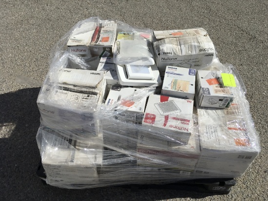 Pallet of Boxed Home Small Fixtures