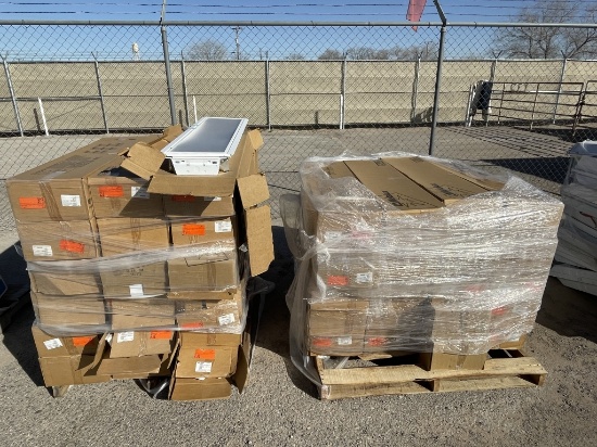(2) Pallets Metalux Boxed Lights