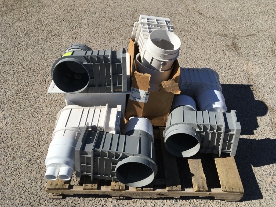 Pallet of Swimming Pool Plumbing Parts -A