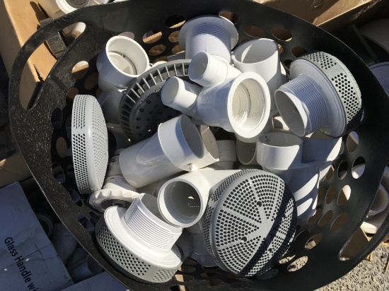 Pallet of Swimming Pool Plumbing Parts -B
