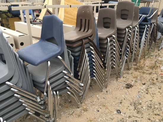 School Surplus - BIG Row of Chairs, Etc.