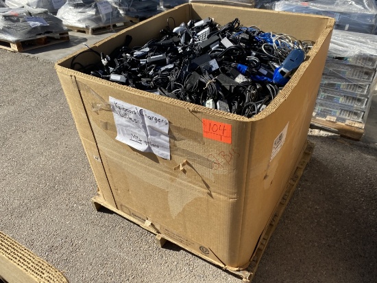 School Surplus - Pallet of Chargers, Mixed Cables