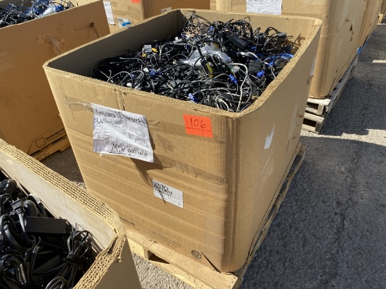 School Surplus - Pallet of Chargers, Mixed Cables