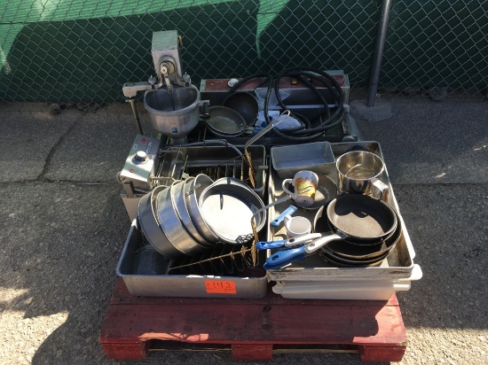 School Surplus - Pallet of Kitchen Utensils