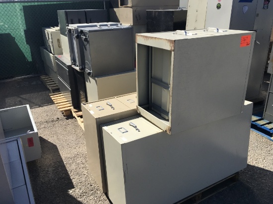 School Surplus - Row of File Cabinets