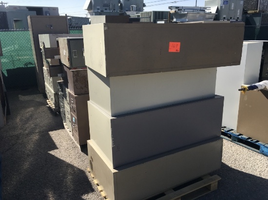 School Surplus - Row of File Cabinets