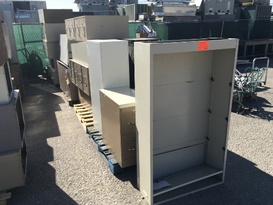 School Surplus - Row of File Cabinets