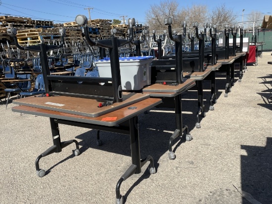 School Surplus - Row of Rectangular Tables