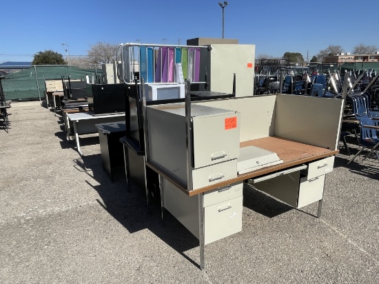 School Surplus - Row of Desk