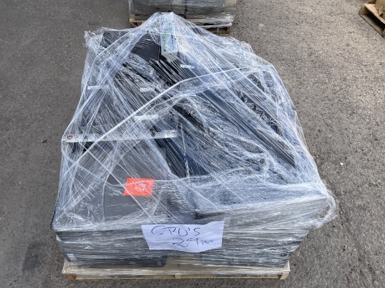 School Surplus - Pallet of CPU's etc.