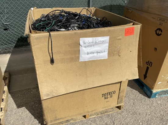School Surplus - Pallet of Chargers, Mixed Cables
