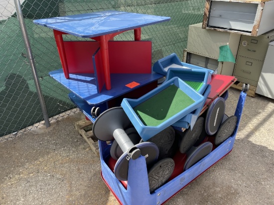 School Surplus - Pallet of Child Tables, Stools