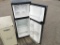 (2) -Frigidaire Mini-Fridge / Tan File Cabinet
