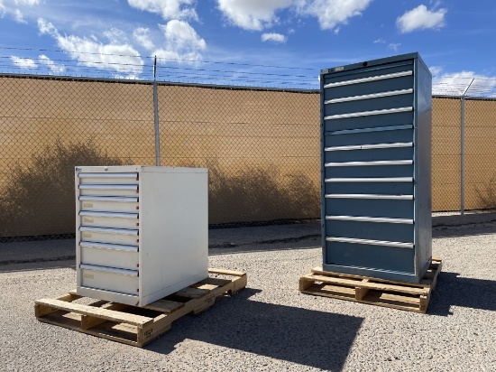 (2) Lista Corp Heavy Duty Parts Cabinets