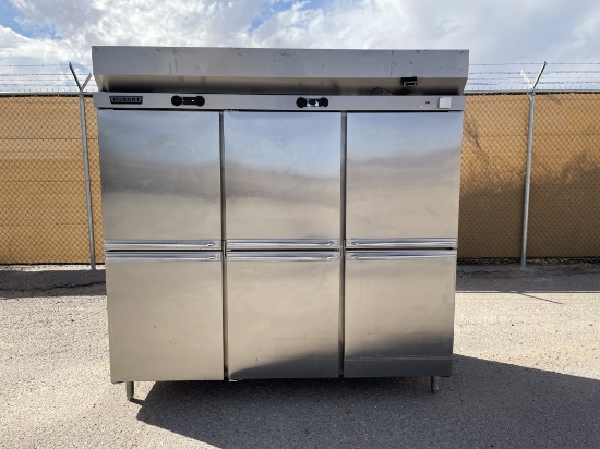 Hobart 3 Door Dble Side Warmer / Refrigerator