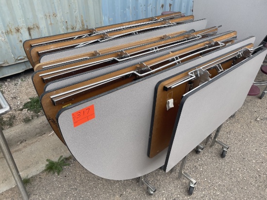 School Surplus- (5) Folding Tables