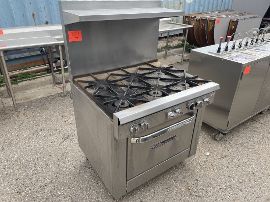 School Surplus- SouthBend 6 Burner Gas Range /Oven