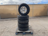 (5) Goodyear Wrangler Tires / Rims - 225/75R16