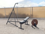 (3)pc - Speed Ball, Bench, Heavy Bag Stand