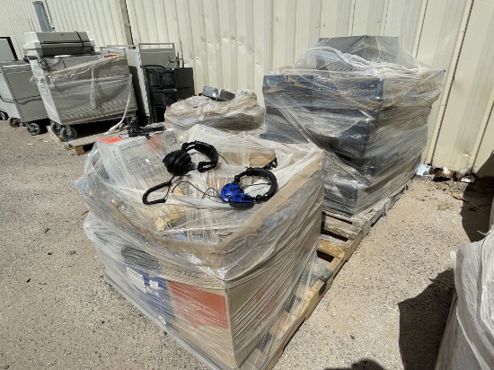 School Electronic Surplus- (2) Pallets Audio Items