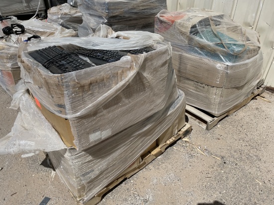 School Electronic Surplus-(2) Pallets of Keyboards