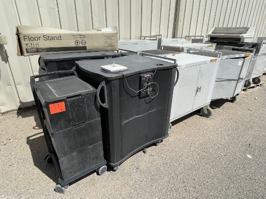 School Electronic Surplus- (15)pcs Charging Carts