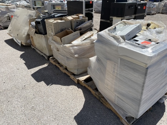 School Electronic Surplus- (4) Pallets Misc Items