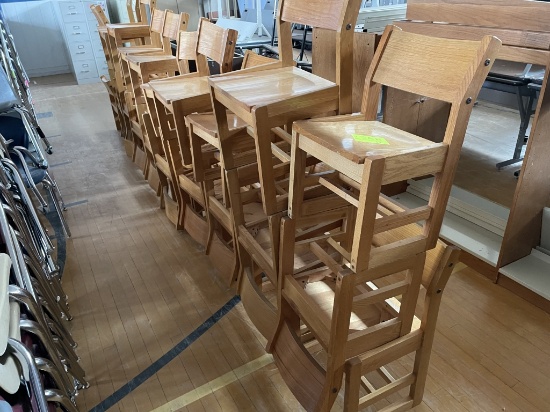 School Facilities Surplus- Aprx(30) Wood Chairs